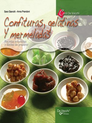 cover image of Confituras, gelatinas y mermeladas